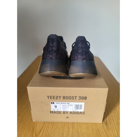 Adidas Yeezy Boost 380 Onyx Black Non-Reflective Boost Sz 9 With Box New main image 5